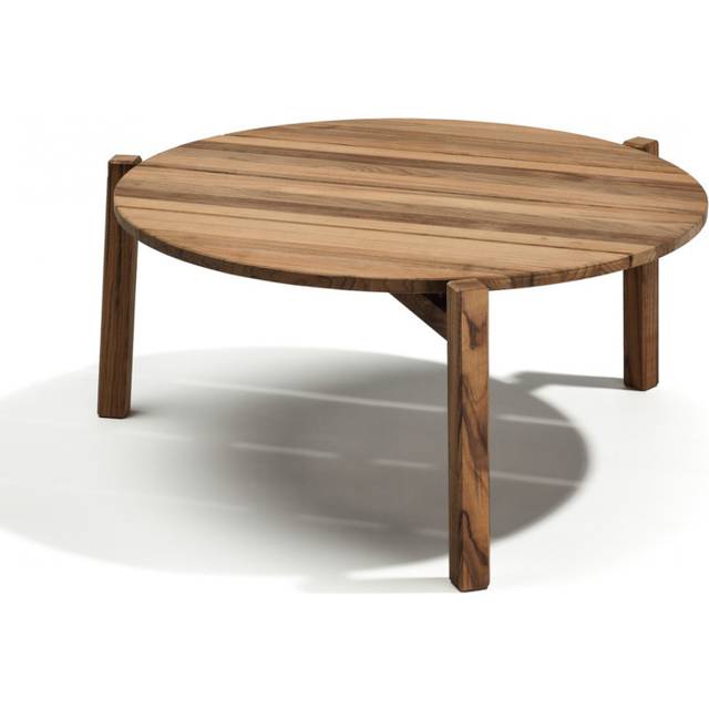 Skargaarden Djurö soffbord Teak, ø79 cm - Brun