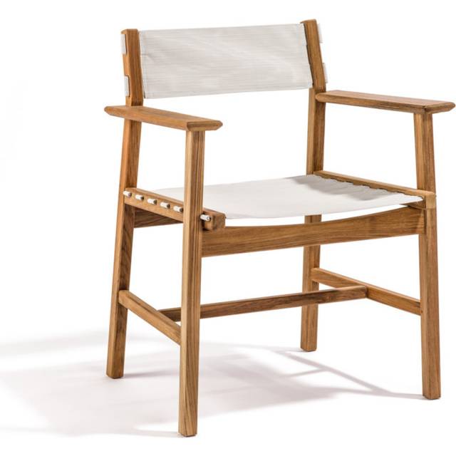 Skargaarden - Djurö Armchair Teak - Matstolar utomhus - Matilda Lindblom - Träfärgad - Trä