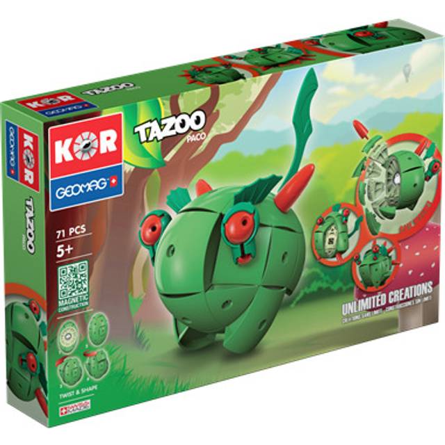 Geomag KOR Tazoo Paco byggsats - 71 delar