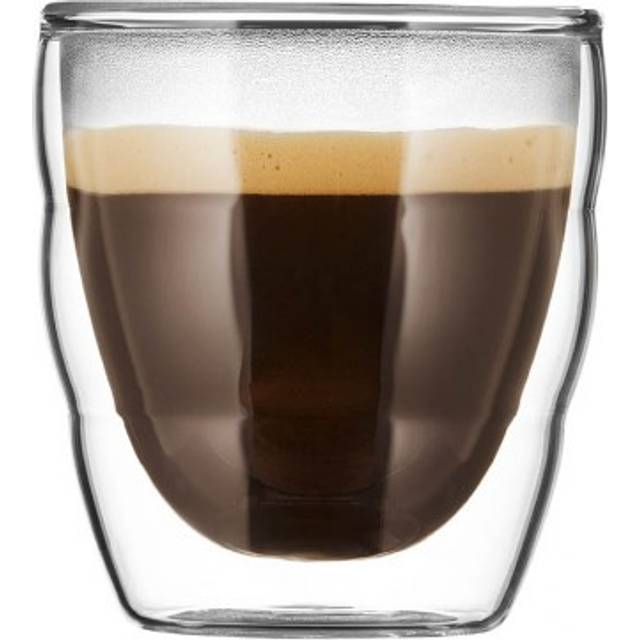 Bodum Pilatus Double Wall Thermo-Glasses, Pack of 2, Transparent