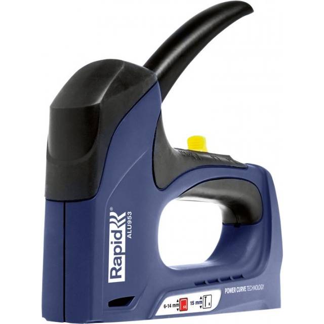 Rapid ALU9453 Aluminium Combi-tacker - Black