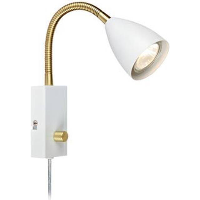 Ciro Flex Reading Light with Plug - White