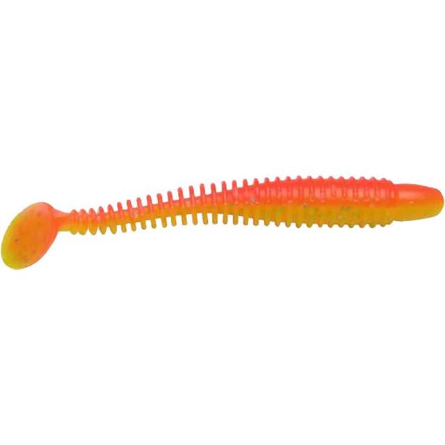 Lunker Swimmin' Ribster - 10cm -9-pack (färg: Atomic Chicken)