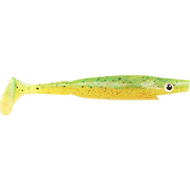 Piglet Shad 10 cm Fire Perch 6-pack - Jigg