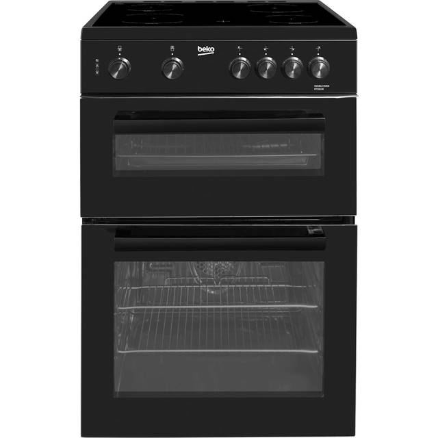 BEKO KTC611K 60 cm Electric Ceramic Cooker - Black, Black