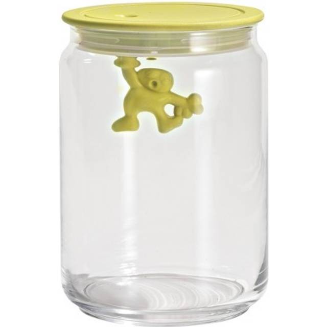 Alessi - Gianni Kitchen Storage Box 90cl - weiß/H 15cm / Ø 10,5cm/90cl - white (15.0 x 10.5 x 10.5 x &#8960;10.5cm)