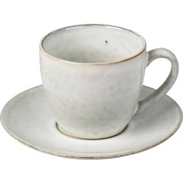 Broste Copenhagen - Nordic Kopp Med Fat 15 Cl - Sand