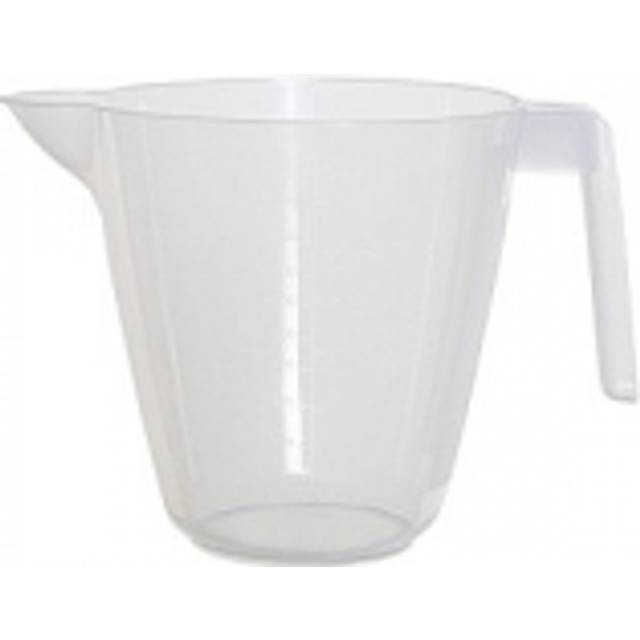 Whitefurze Plastic Measuring Jug, 1.0L