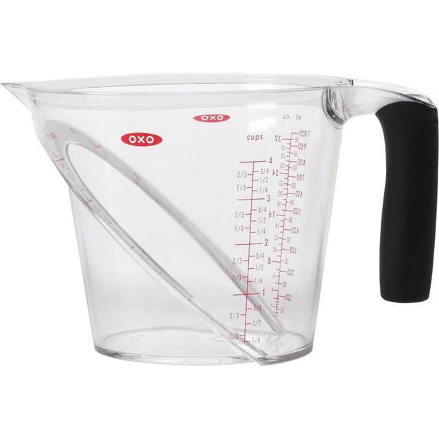 Oxo Measuring Jug Angled 1l in Transparent, 22.23 x 15.24 x 13.97 cm