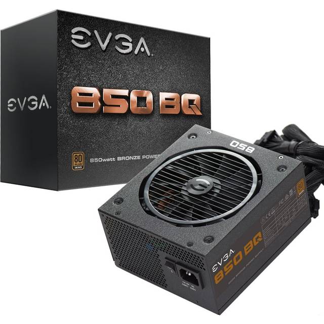 EVG A 850 BQ, 80 BRONZE 850 W, semi Modular, 5 års garanti, inklusive Power On Self Tester, strömförsörjning 110-BQ-0850-V2