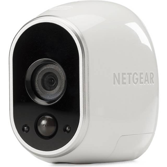 Netgear vms3130 arlo smart home single hd security camera kit, white