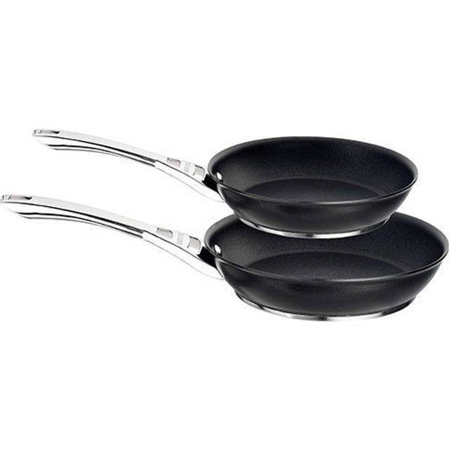 Circulon Infinite Round Frying Pan Set Black Twin Pack Cookware - 24 & 30 cm