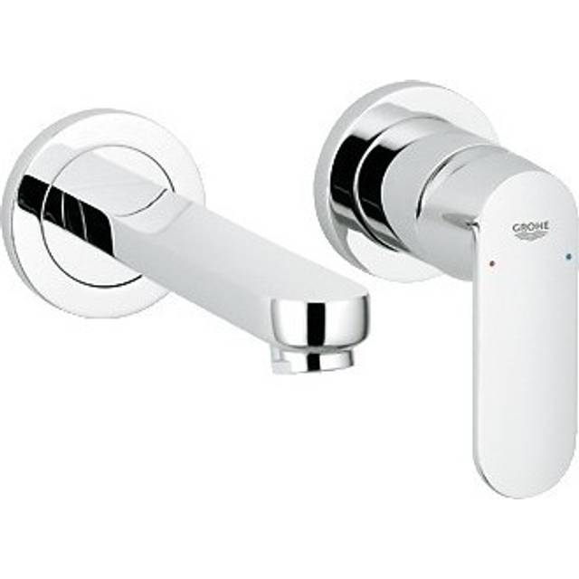 Grohe EUROSMART COSMOPOLITAN 2 Tap Hole, Basin Mixer Tap Trim Set Only, Silver