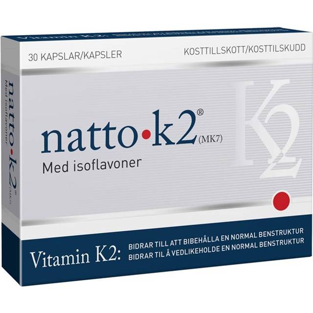 natto k2 Vitamin K2 Med Isoflavoner 30 kapslar