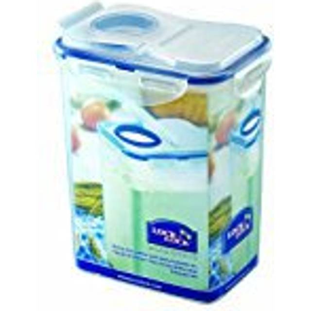 Lock & Lock Rectangular Storage Container - Clear/Blue, 1.8 L