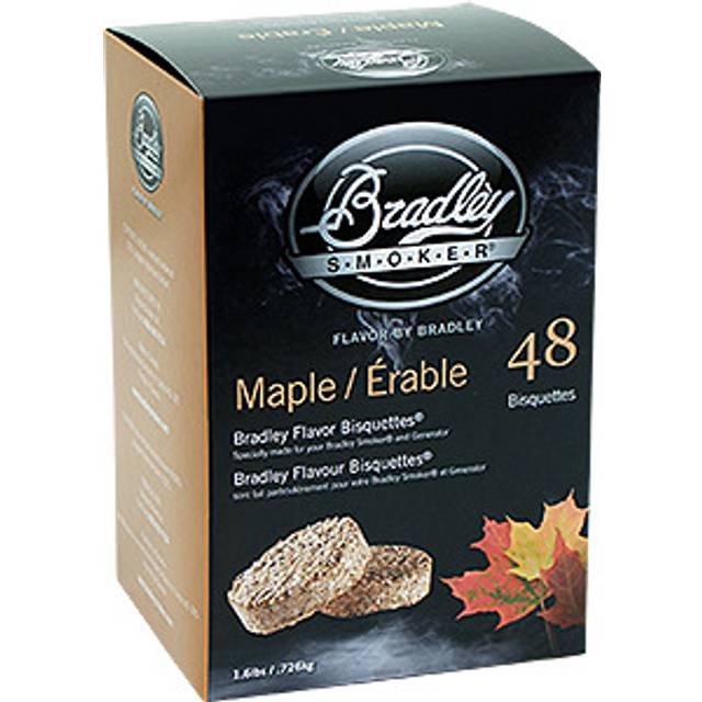 Bradley Maple Flavour Bisquettes 48 Pack