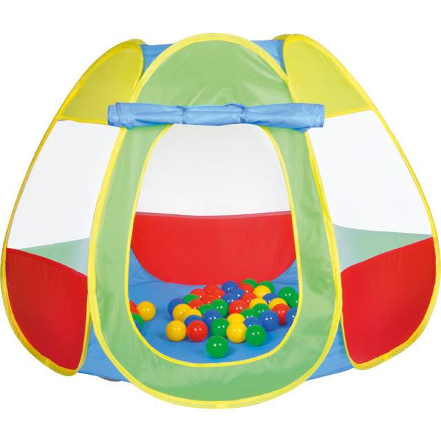 Knorrtoys 55323 – bollbad Bellox inklusive 50 bollar, lektält, färgglada