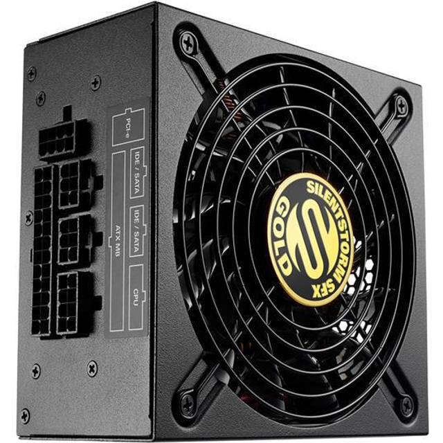 Sharkoon SilentStorm SFX Gold PC-strömförsörjning (500 watt, SFX, kabelhantering)