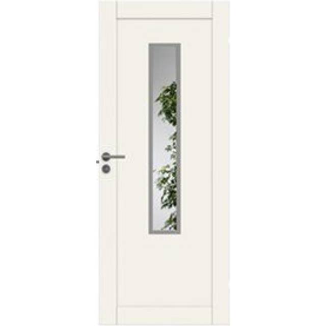 Innerdörr Swedoor Unique 01L GWA1120 Glas Vit NCS-S 0502-Y (10 x 21)