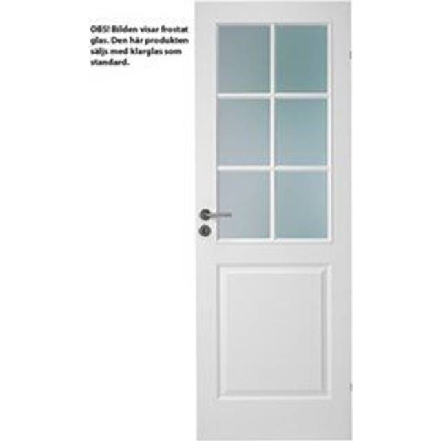 Innerdörr Swedoor Compact SP6 Vit NCS-S 0502-Y (10 x 21)