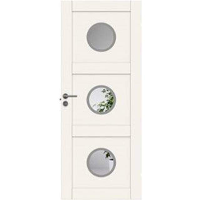 Innerdörr Swedoor Unique 03L GWA320 Glas Vit NCS-S 0502-Y (8 x 20)