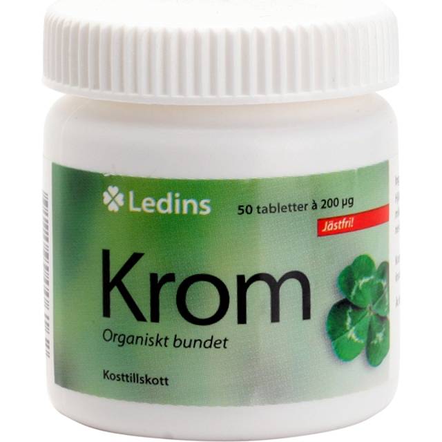 Ledins Krom 200 mcg 50t 50 tabletter