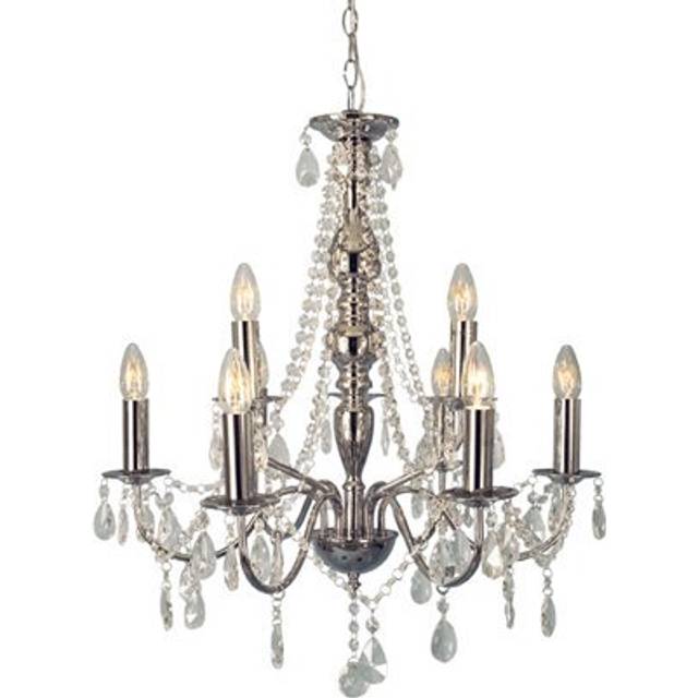 CHATEAU takkrona 9-arm, krom - Aneta Lighting