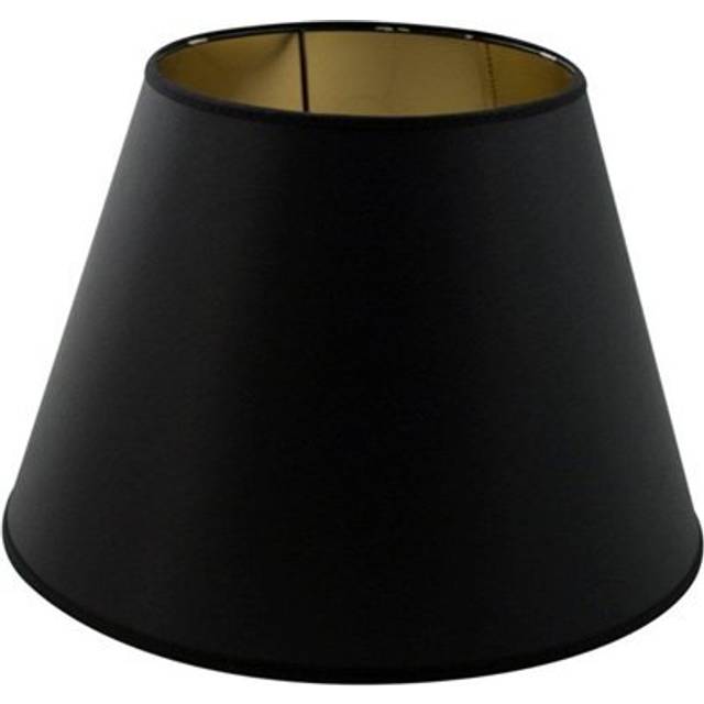 Chintz Lampskärm Ø34cm Svart/Guld