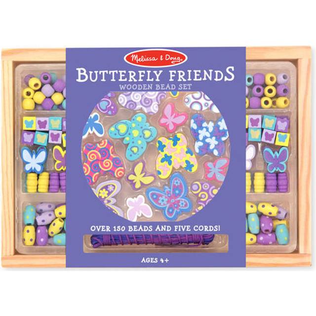 Wooden Butterfly Beads