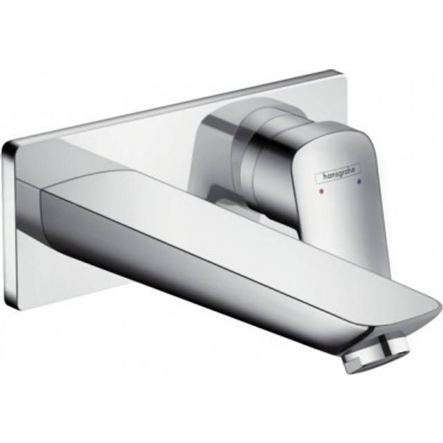 Hansgrohe Logis Chrome Concealed Wall-Mounted Basin Mixer Tap With Spo