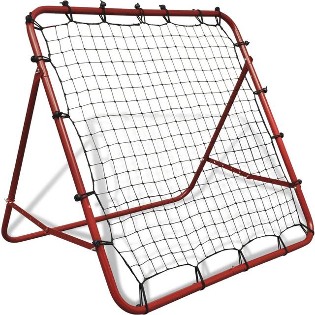 vidaXL Justerbart fotbollsmål Kickback Rebounder 100 x 100 cm