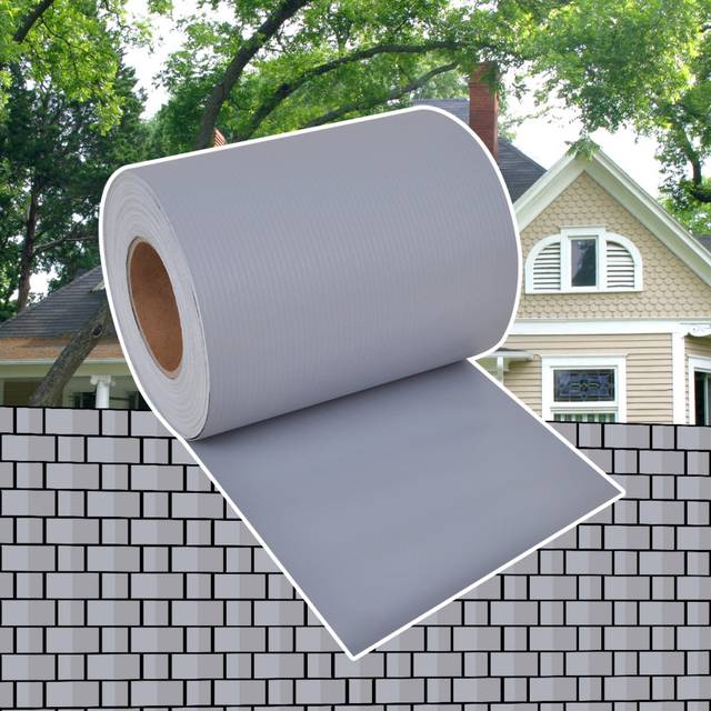 vidaXL Garden Privacy Screen PVC 70x0.19 m Light Grey