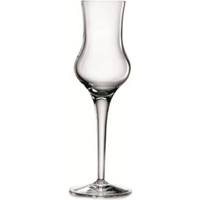 Luigi Bormioli Michelangelo Grappa Glass, Set of 4, 95ml, Clear