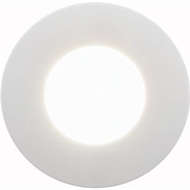 EGLO Margo Aluminium White Outdoor Recessed LED Light - 1 x 8.4 x 1cm
