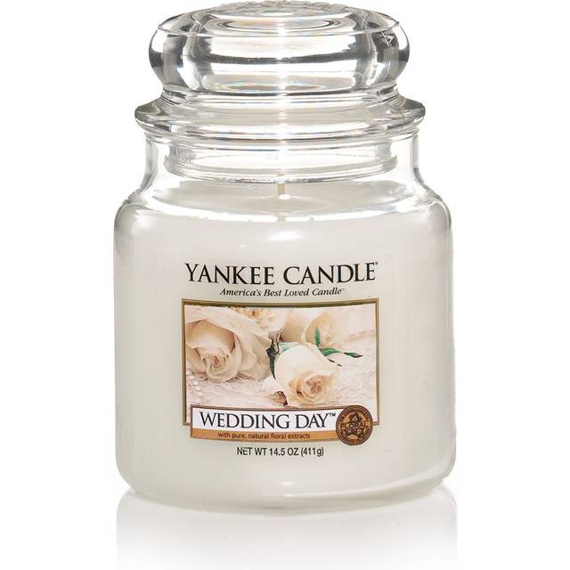 Wedding Day® Original Medium Jar Candle Yankee Candle, White, 10.7cm x 12.7cm | Floral (10.7cm x 12.7cm)