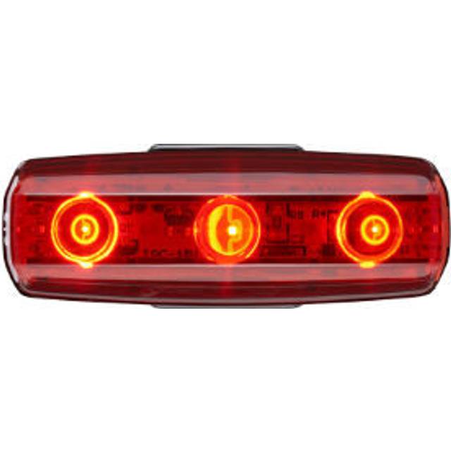 Cateye Rapid Micro USB Rechargeable Rear Light 15 Lumen - Red
