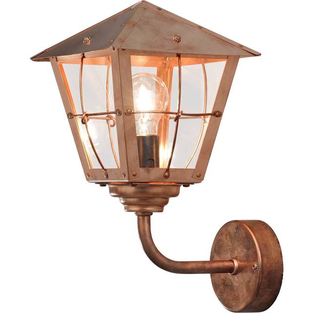 Fenix 1 Light Wall Light - Copper (39cm H X 21cm W X 25cm D)