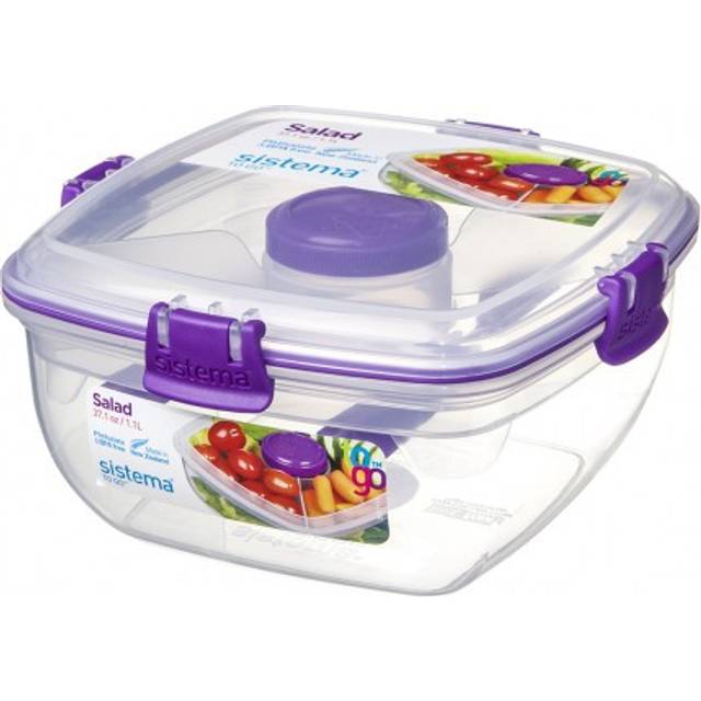Sistema Salad To Go Minty Teal 1,1 L 1 pcs