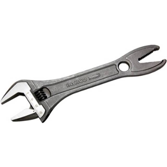 Bahco Adjustable Spanner, Alloy Steel, 8in./205mm Length, 32mm Jaw Capacity
