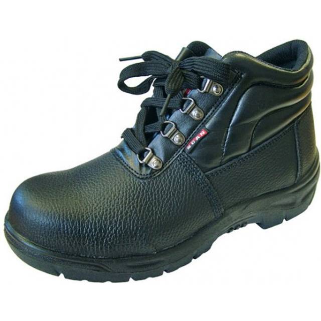 Scan Mens Dual Density Chukka Safety Boots Black Size 11
