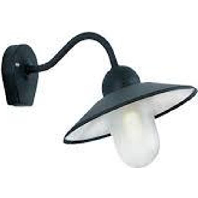 Westal Stall vägglampa 44x30 cm Svart-klar - Transparent