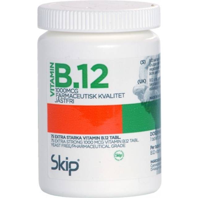 Skip B12 1000mcg 75 tabletter