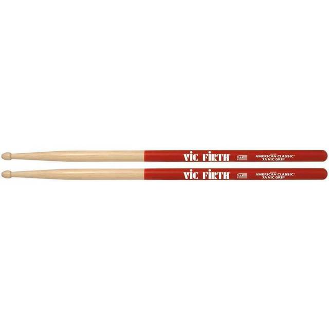 Vic Firth American Classic 7AVG Drumsticks Wood Tip with Vic Grip