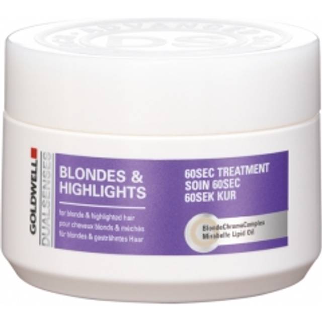 Goldwell Dualsenses Blondes & Highlights Regenererande mask för neutralisering av gula toner 200 ml
