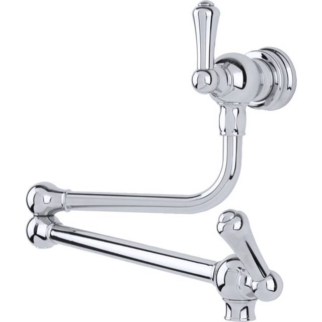 Perrin & Rowe 4799-CP Pot Filler Lever Handles - Chrome