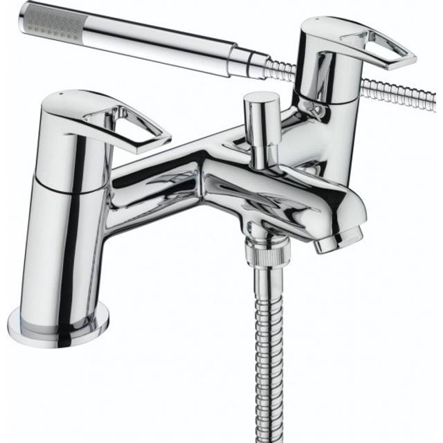 Deck Mounted Bath Shower Mixer - Chrome (10.8cm)