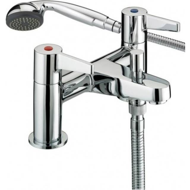 Deck Mounted Bath Shower Mixer - Chrome (11cm)