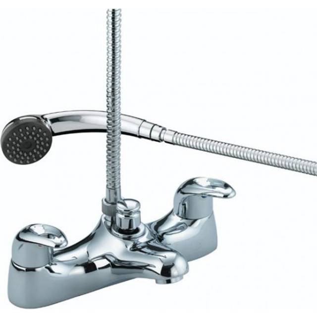 Deck Mounted Bath Shower Mixer - Chrome (10.5cm)