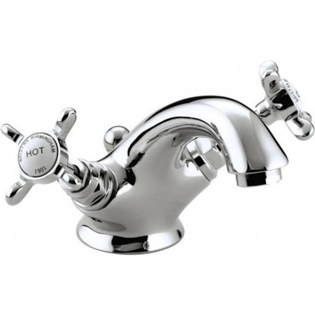 Bristan - 1901 bas cd Chrome Mono Basin Mixer Tap + Waste + Fixings Monobloc