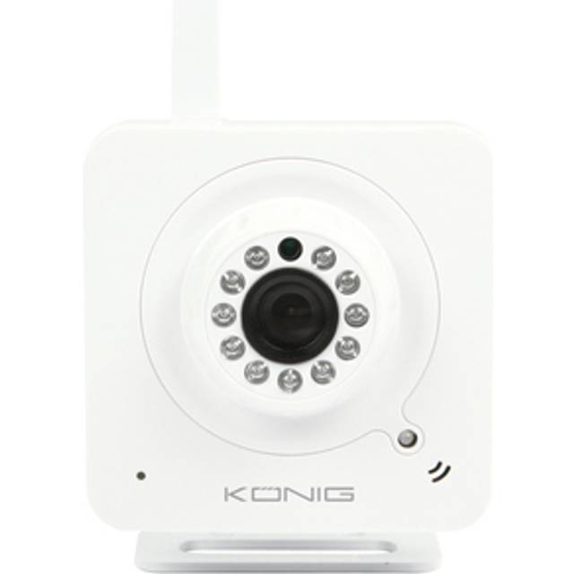 Konig Enhanced Indoor Plug-and-Play IP camera, White
